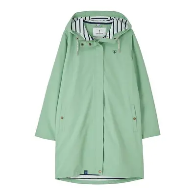 (16, Soft Sage) LightHouse Women's Long Beachcomber Jacket - Ladies 3/4 length Windproof Spring 