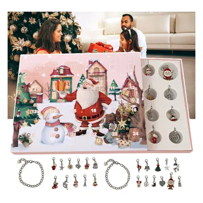 (F) Christmas Hanging Decor Countdown Calendar Decorative Taylor Hangings Advent Calendar for Mu