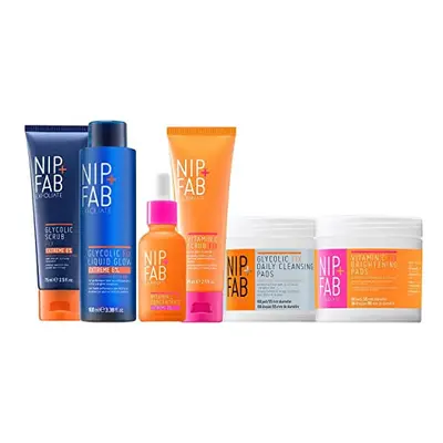 Nip + Fab Get Glowing Regime Bundle | lluminate the Face Skin Complexion | Luminosity-Boosting |