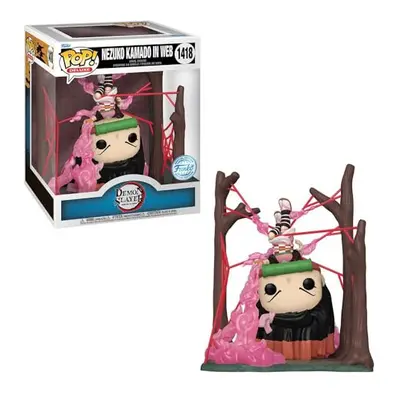 Pop! Deluxe: Demon Slayer - Nezuko Kamado in Web *Glow in The Dark* (BoxLunch Exclusive)