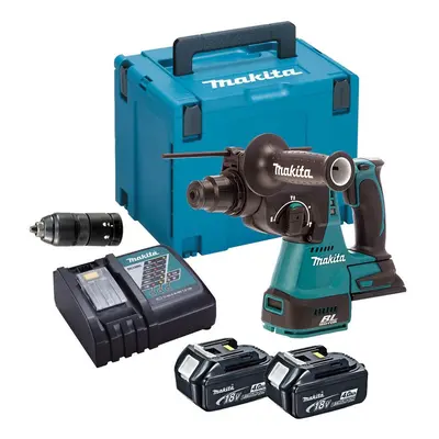 Makita DHR243RMJ 18V LXT Lithium Ion Mode SDS Rotary Hammer Drill + Chuck