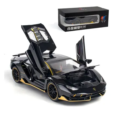 (as the picture, 1/24-21x9.5x5cm) 1/24 Centenario Lp770-4 Casting Model Car, Zinc Alloy Pull Bac