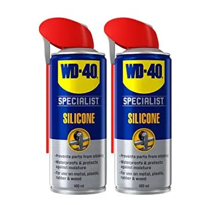 WD-40 Specialist Silicone Lubricant 400ml Twin Pack