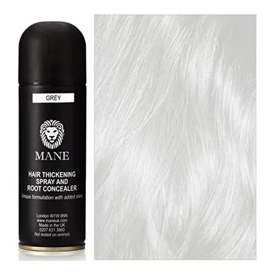 Grey - Hair thickening Spray by Mane UK - for Hair Loss and Thinning Hair and to conceal roots