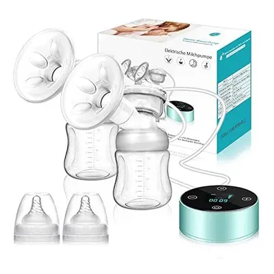 Breast Pump, Electric Breastfeeding Pump Modes Levels Dual Rechargeable Nursing Double Breast Mi