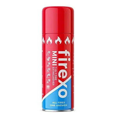 Firexo Mini 7-in-1 Fire Extinguisher. Home, Work, BBQ, Kitchen, Car, Motorhome, Camping, Caravan