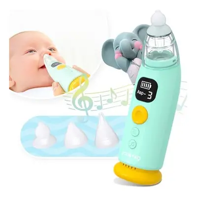 Baby Essentials Nasal Aspirator, Electric Auto Snot Remover with LED Light & Music Rechargeable 