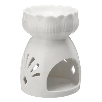 (2) Oil Burner Ceramic Wax Melt Warmer Fragrance Tealight Candle Holder Cut-Out