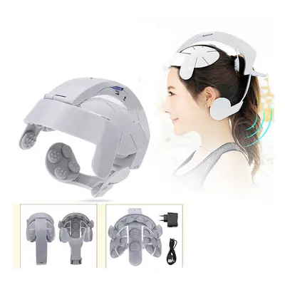 Head Vibration Easy-brain Massager Electric Head Massager Relax Acupuncture Points Stress Releas