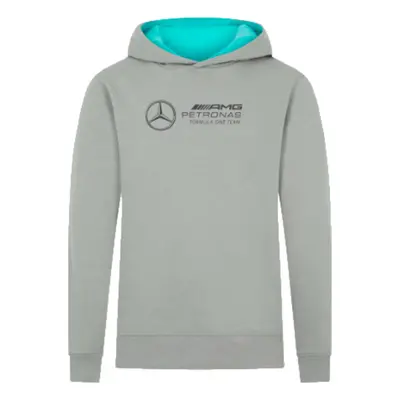 (XLB) Mercedes-AMG Large Logo Hoody (Grey) - Kids