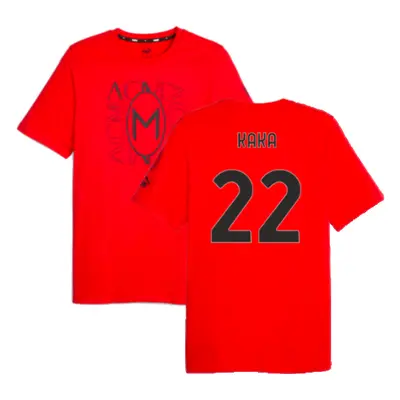 (XXL) AC Milan FtblCore Graphic Tee (Red) (Kaka 22)