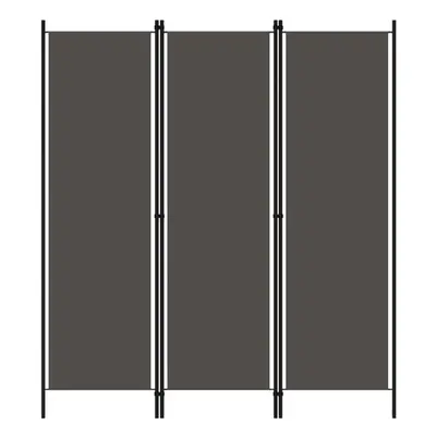 vidaXL 3-Panel Room Divider Anthracite 150x180 cm Partition Screen Separator