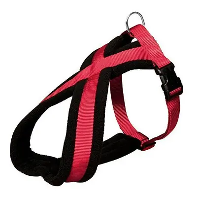 Trixie Premium Touring Dog Harness, - 100cm x Mm, Red - Harness Padded - trixie dog harness padd