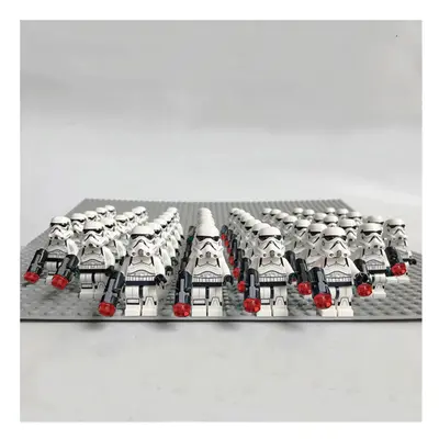 (Stormtroopers-A) 100PCS Star Wars Minifigures Toy Set+Bottom Plate