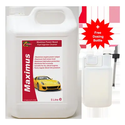 (5 Litre (+ Dosing Bottle) ) HYDRA MAXIMUS Diesel Turbo and Injectors Cleaner