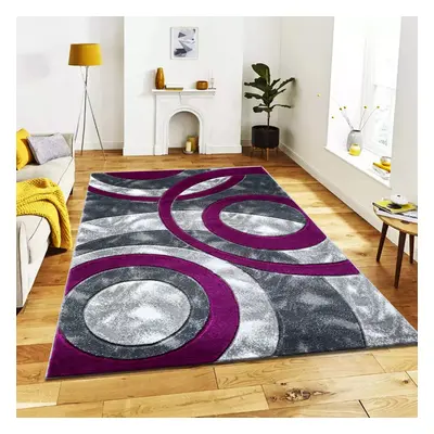 (200 x cm, Purple) Modern Large Rugs For Living Room Bedroom