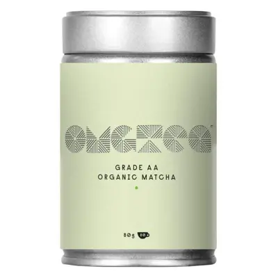 OMGTEA Organic Matcha Green Tea Powder - Premium Japanese AA Grade Matcha 80g tin - Great Taste 