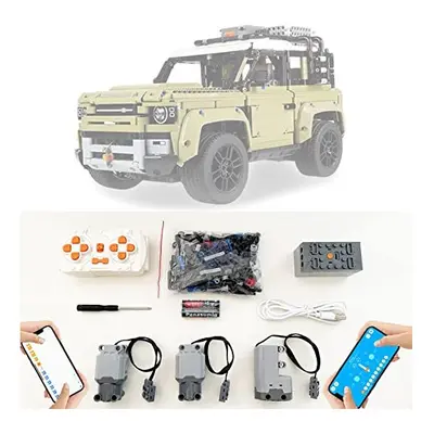 for Lego Technic Land Rover Defender Motor and Remote Control Upgrade Kit, Motors, APP Modes Con