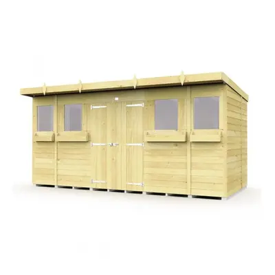 Pent Summer Shed 14ft x 5ft Fast & Free Nationwide Delivery