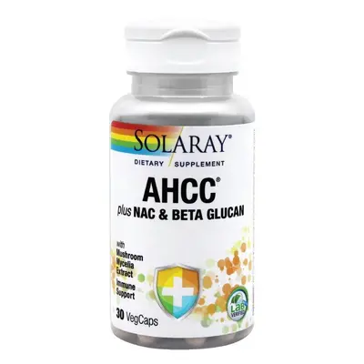 AHCC plus NAC & Beta Glucan Solaray, tablets , Secom