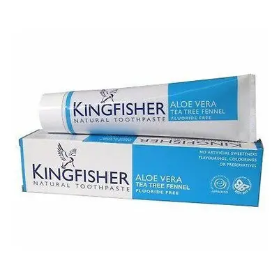 Kingfisher Toothpaste Aloe Vera/Tea Tree Fennel 100ml (12 Pack)