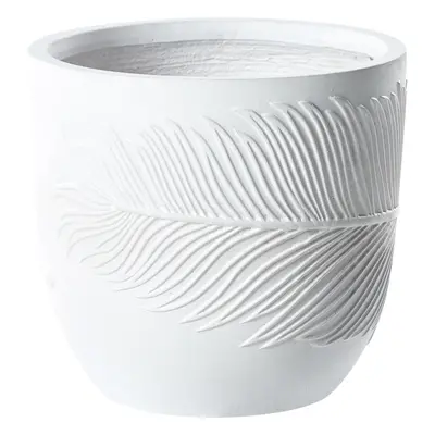 Flower Pot Fibre Clay x x cm Off-White FTERO