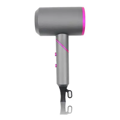 (grey, EU) Negative Ion Household Hair Dryer High Power Folding Hair Dryer