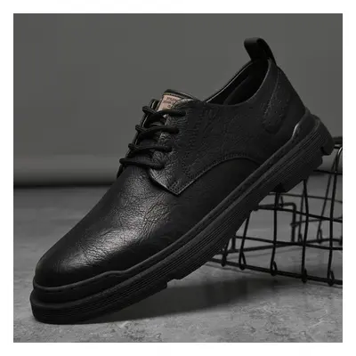 (black, 45) Men Casual Shoes Leather Fashion Men Sneakers Breathable Mens Shoes Moccasins Luxury