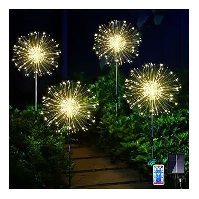 Joycome Solar Firework Lights x LED Solar Garden Lights, Modes Solar Christmas Starburst Lights 