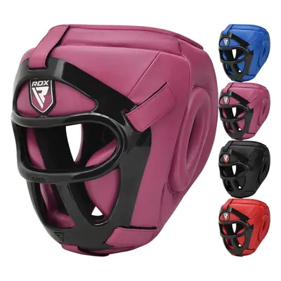 (Pink, Medium) RDX Head Gear for Boxing MMA Protection Headgear