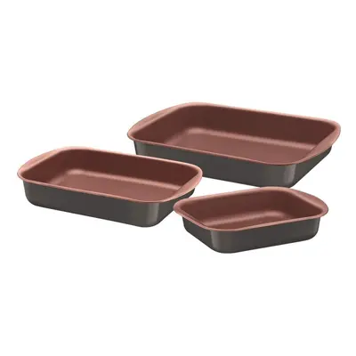 Tramontina Aluminum Roasting Pan Set, Copper