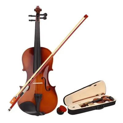 (Natural) 4/4 Full Size Violin Multi-Colors Violin Learner ï¼Case Bow And Rosin Gift