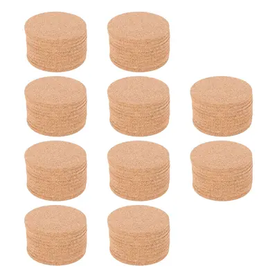 Set of Cork Bar Drink Coasters - Absorbent and Reusable - 90mm, 5mm Thick