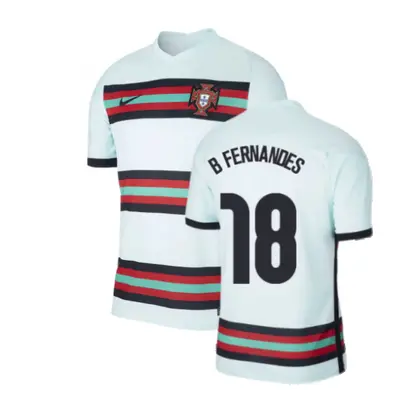 (XL) Portugal Away Nike Football Shirt (B.Fernandes 8)