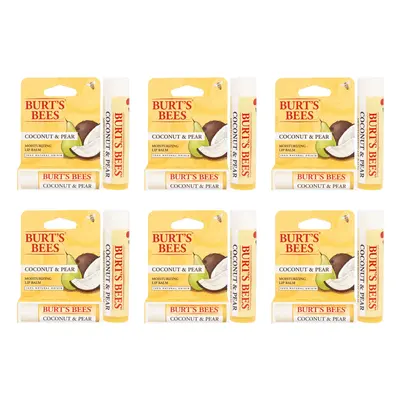 Burts Bees Coconut and Pear Moisturizing Lip Balm Blister - Pack of For Unisex 0.15 oz Lip Balm