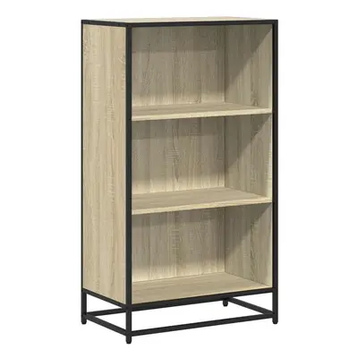 (sonoma oak, cm) vidaXL Book Cabinet Brown Oak 60x35x107.5 cm Engineered Wood bookcase