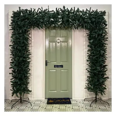 8ft (2.4m) Indoor Outdoor Artificial Christmas Tree Arch in Green