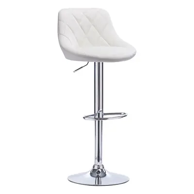 (WHITE ) MOF X Faux Leather Bar Stools, Black or Grey, Kitchen Breakfast Bar B108