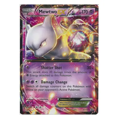 Pokemon - Mewtwo-EX (XY107) - XY Black Star Promos - Holo