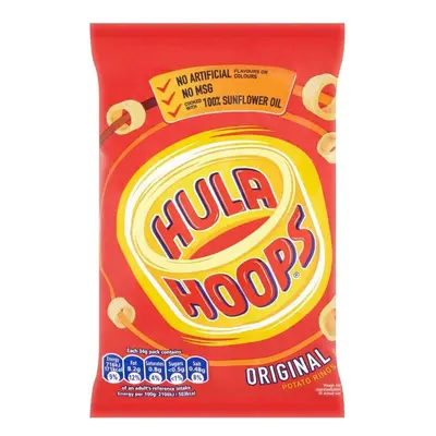 Hula Hoops Original Crisps 34g (Pack of 32)