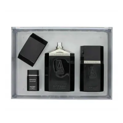 Azzaro Onyx Pcs Set: 3.4 Edt Sp + 1.7 Asb + 0.23 Oz Edt Mini