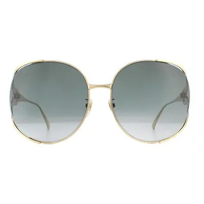 Gucci Sunglasses GG0225S Gold Grey Gradient