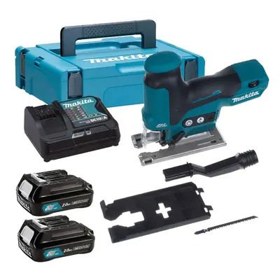 Makita JV102DSAJ 12v Brushless Cordless CXT Barrel Grip Jigsaw Lithium 2x2ah