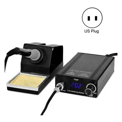 (US Plug) Yousheng T12a 75w Durable Soldering Station Adjustable Wear-resistant Stable Useful So