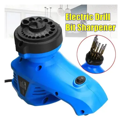 (blue) 3-12mm Electric Multi Grinding Tool Rotary Grinder Machine Twist Drill Bit Sharpener 95w 