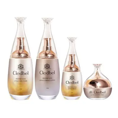 (Prestige Gold Collagen) Cledbel Prestige Gold Collagen Basic Toner + Lotion + Serum + Cream Set