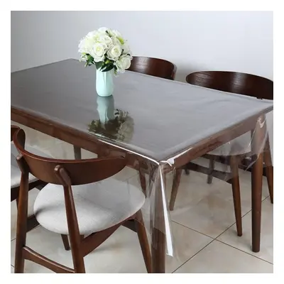 (as the picture, x213cm) Ins Transparent Square Round Tablecloth Pvc Waterproof And Oil -proof T