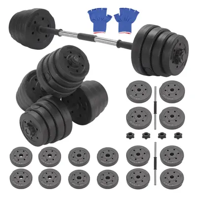 30KG Dumbell Gym Weights Training Fitness Exercise Set Free Weight