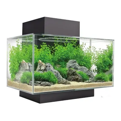 (Black) Fluval Edge 2.0 LED Aquarium Kit 23L