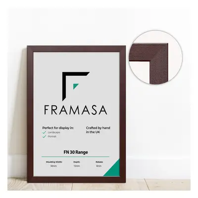 (Mahogany, 100x70 CM) The Photo Factory Frame | Wooden Photo & Art Frames